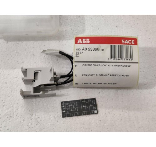 ABB 1SD A023366 R1 S6-S7 ZZ Auxiliary Contacts And Connectors SACE Isomax S