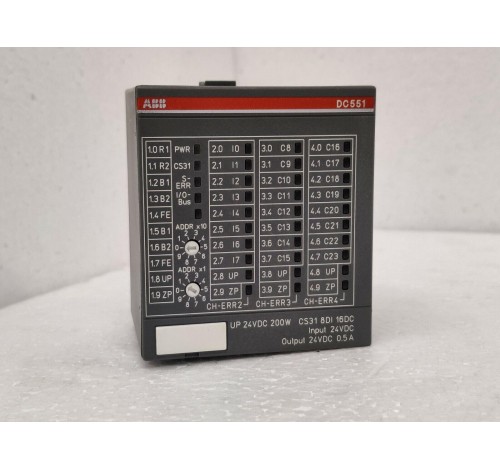 ABB DC551-CS31 B8 1SAP220500R0001 BUS MODULE CS31