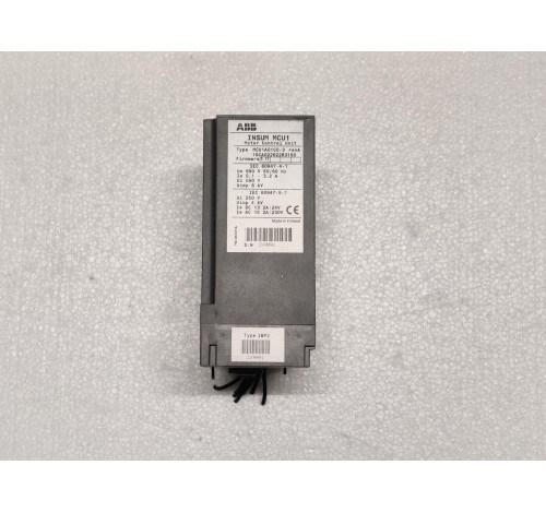 ABB INSUM MCU1 Motor Control Unit MCU1A01C0-3 Rev A 1SCA022622R3150