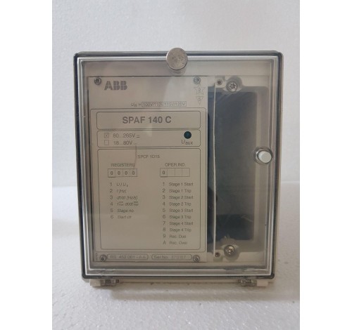 ABB SPAF140 C Frequency Relay Type SPAF140C-AA Revision A