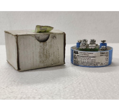 ABB Transmitter TR01-Ex Sensor PTB01ATEX2134X TR01-L