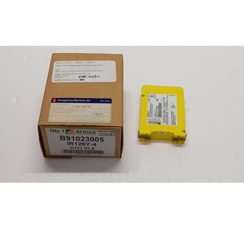 Bender IR125Y-4 Insulation Monitoring Device B91023005 D101 V1.6