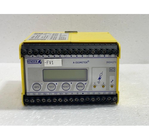 Bender IRDH275-435 Insulation Monitoring Device B91065100 Software D160 V1.4