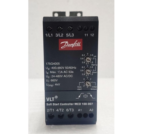 Danfoss 175G4005 VLT Soft Starter Controller MCD 100-007