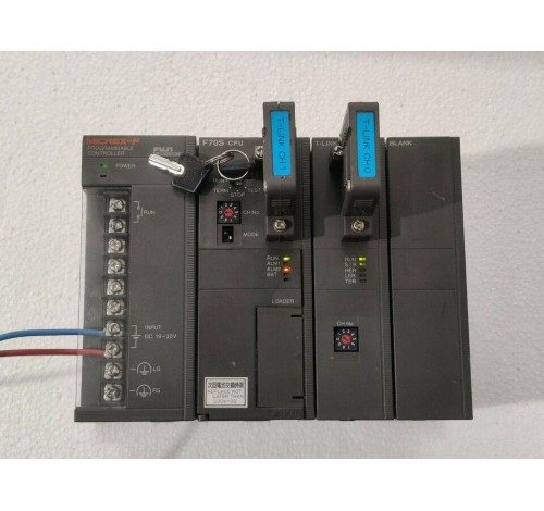 Fuji Electric Micrex-F Programmable Controller NC1P-S2ZLZ602 + NC1S-4ZL