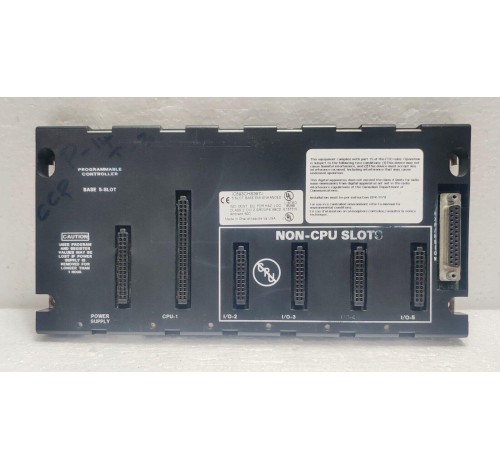 GE Fanuc IC693CHS397J 5 Slot Base EMI Enhanced