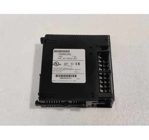 GE Fanuc IC693MDL645G Input Module 24vdc 16PT POS/NEG Logic