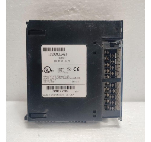 GE Fanuc IC693MDL940J Output Relay 2A 16PT