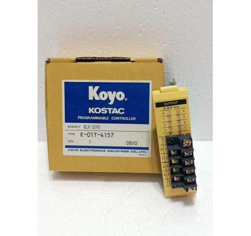 Koyo Kostac Programmable Controller E-01T-4157 Relay Output