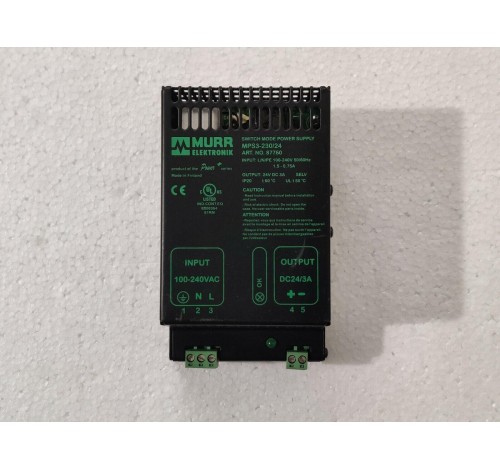 Murr Elektronik MPS3-230/24 Switch Mode Power Supply Art. No. 87760