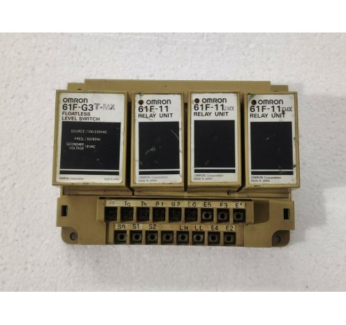 Omron 61F-G3 Floatless Level Switch + 61F-11 Relay Unit