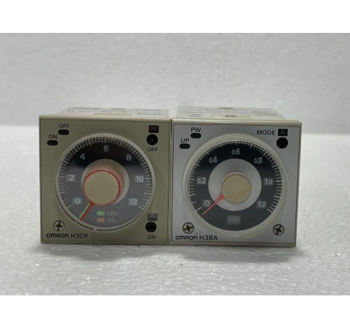 Omron H3BA-N & H3CR-F8 Time Relay 220 VAC