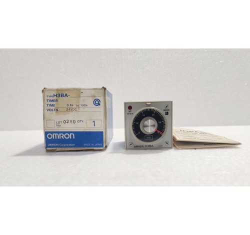 Omron H3BA Timer 24VDC 0.5s-100h