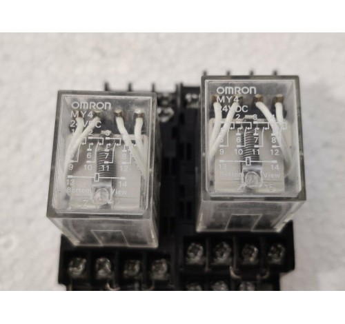 Omron MY4 24vdc Relay with base 94902