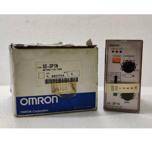 Omron SE-SP1N Motor Relay AC100/110/120V