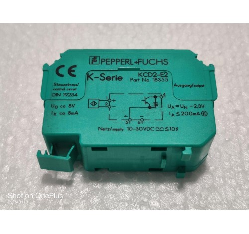 Pepperl+Fuchs K-Series KCD2-E2 Part No. 18355