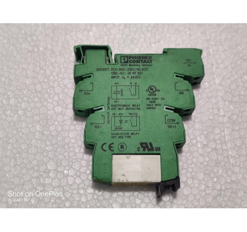 Phoenix Contact PLC-BSC-24DC/11C/ACT Ord. 2967837 Relay With 2961341