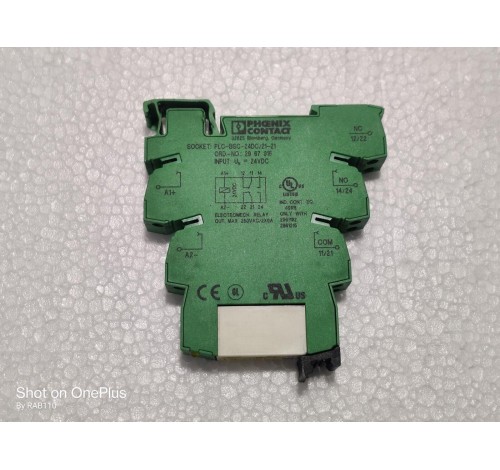 Phoenix Contact PLC-BSC-24DC/21-21 Ord. No. 2967015 Socket Wh 2961192 Relay