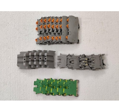 Phoenix Contact Terminal Block QTC 1.5-Twin And Phoenix End Clamp E/NS35S