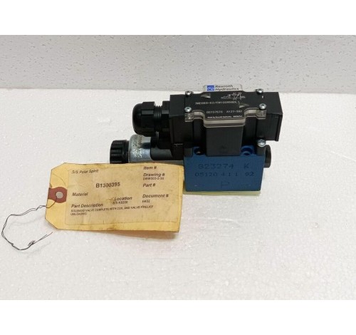 Rexroth Hydraulics 3WE6B9-62/EW100RN9DL1 Solenoid Valve