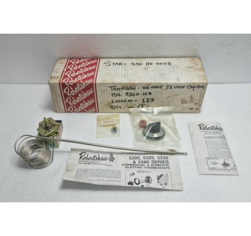 Robertshaw 5300-185 Commercial Electric Thermostat SPST SP-173-72