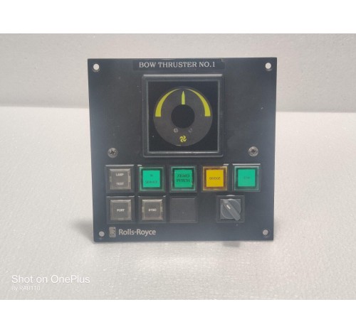 Rolls-Royce Bow Thruster Control Panel / Deif DLQW72-pc-PY