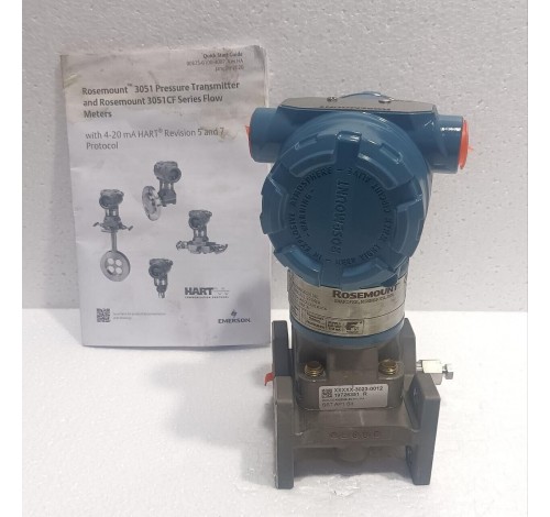 Rosemount 3051 Pressure Transmitter 3051CA1A02A1AH2B1C6 Max W.P. 30PSIA/0.207MPA