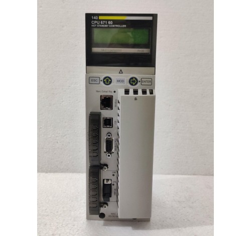 Schneider Electric 140CPU67160 Hot Standby Controller PV:28 RL:34 SV:3.10