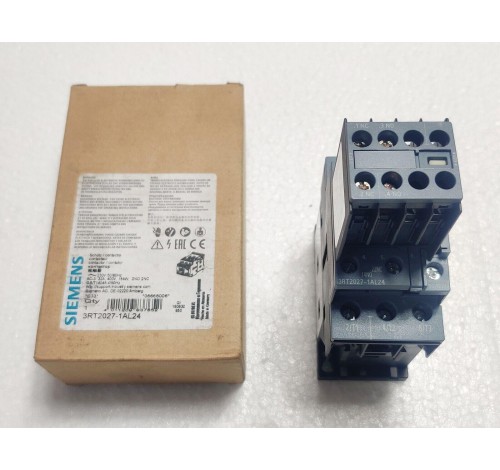 Siemens 3RT2027-1AL24 Contactor + Siemens 3RH2911-1HA11