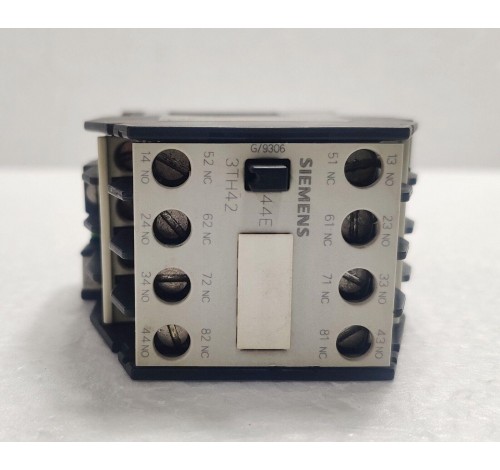 Siemens 3TH4244-0B Contactor Relay 4S+4O/4NO+4NC