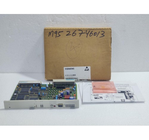 Siemens 6DS1412-8RR Teleperm ME K-Loop Controller C79040-A6442-C410-04-85