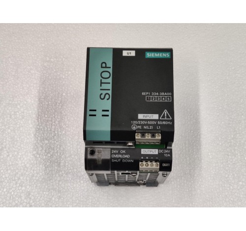 Siemens 6EP1334-3BA00 SITOP modular 10A 1/2 ph