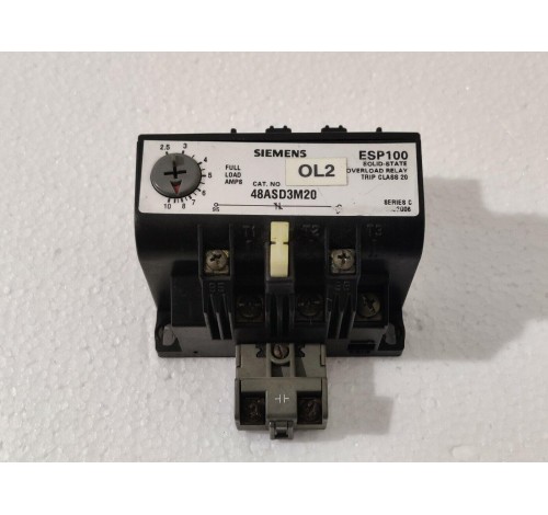 Siemens ESP100 Relay 48ASD3M20 Series 2