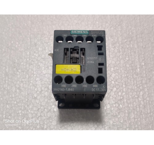 Siemens Sirius 3RH2140-1JB40 Contactor Relay