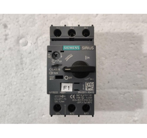 Siemens SIRIUS 3RV2011-1BA10 Circuit Breaker