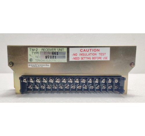 Terasaki Electric TM-2 Receiver Unit Type EIN-661