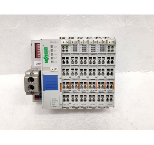 Wago 750-343 Profibus + Wago 750-602 + 3 x 750-431 + 750-530 + 750-600 Set